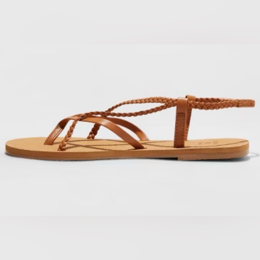 Shade & Shore Women's Tan Sandals - Picture 3 of 3